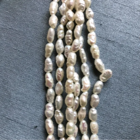 GENUINE SEED PEARL NECKLACE - Picture 2 of 4